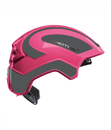 Protos intégral Industry bicolore rose-gris