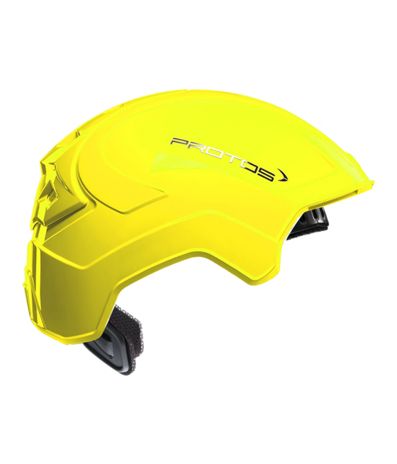 Casque Protos Integral Industry uni jaune fluo