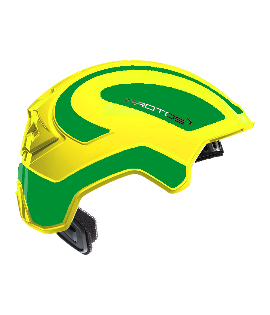 Protos Integral Industry bicolore jaune fluo-vert