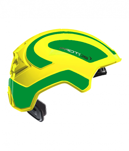 Protos Integral Industry bicolore jaune fluo-vert