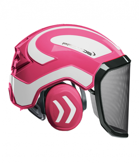 Casque Protos Integral Forest Bicolore rose-blanc