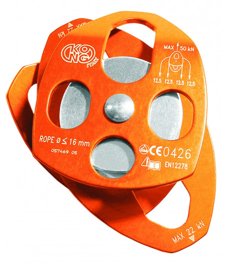Poulie KONG Twin alu double