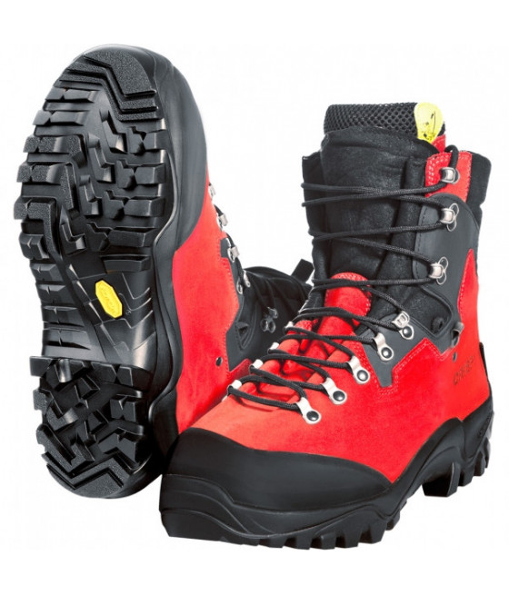Chaussures ZERMATT GTX anticoupures classe 1 protection pour les travaux avec utilisation d'une tronçonneuse tournant à 20m/s