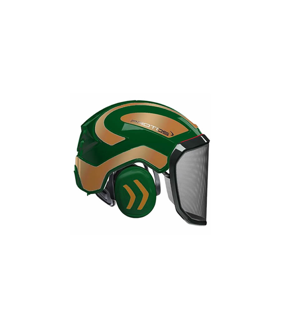 Casque Protos intégral Forest PFANNER Bicolore olive-or