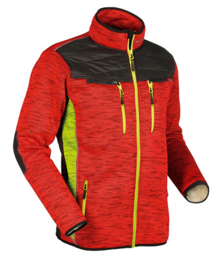 Veste Teddy Jacket Pfanner Rouge-jaune