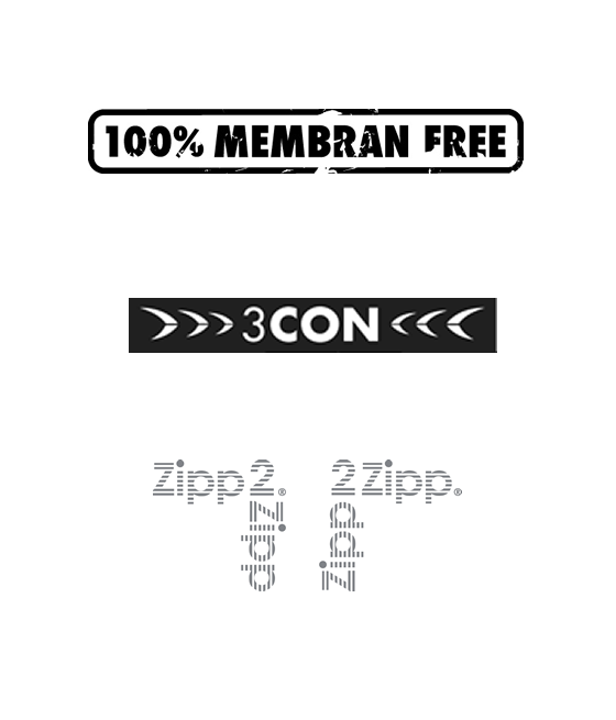 100% sans membrane - visibilité 3CON - poches Zipp2Zipp